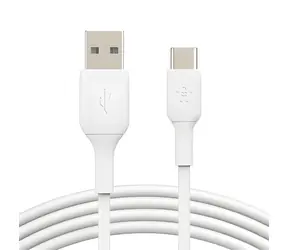 Belkin CAB001bt3MWH weiß / Datenkabel / USB-A - USB-C / 3 m
