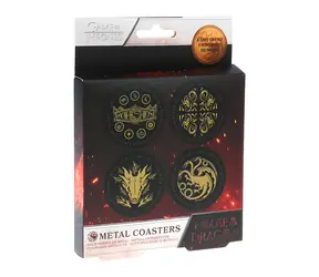 PALADONE Untersetzer-Set Rod Draka / Merchandise / 4-teilig / Metall