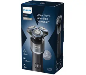 Philips Rasierer Serie 5000X X5006/00 schwarz / Herrenrasierer / Nass- und Trockenrasur / Rotationsrasierer / 50 Minuten Betriebsdauer