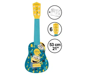 LEXIBOOK Minions Gitarre / 53 cm / ab 3 Jahren / 6 Saiten