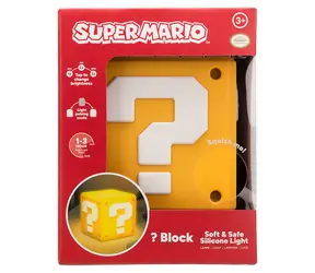 PALADONE Lampe Fragezeichenblock Super Mario / SquishyGlo / Li- ION -Akku / gelb