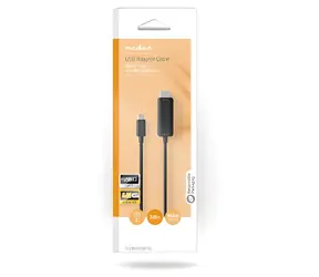 Nedis USB-C-HDMI-Adapter 2 m schwarz / Adapter / USB 3.2 Gen 1 / 4K 60 Hz