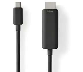 Nedis USB-C - HDMI schwarz / Adapter / USB 3.2 Gen 1 / 4K 60Hz / 1 m