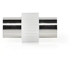 Nedis Antennenadapter IEC-IEC Weiß / Adapter / 75 Ohm / Vernickelt