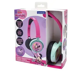 Lexibook Minnie Kopfhörer / Kopfhörer / Faltbar / Lautstärkebegrenzung 85 dB / 3,5-mm-Klinkenstecker, USB-C