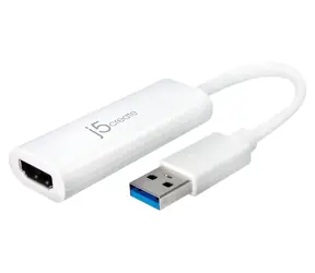 J5Create JUA254 weiß / Adapter / USB-A auf HDMI / max. 2048x1152 px