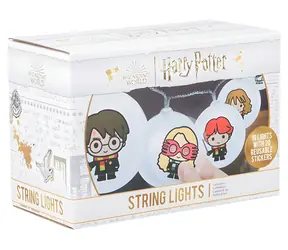 PALADONE Harry Potter Lichterkette / LED / 10 Lichter / 20 Aufkleber / Betrieb mit 2 AA-Batterien