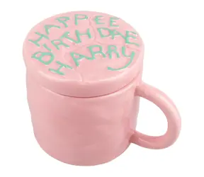PALADONE Becher Harry Potter Happy Birthday / Keramik / weiß mit rotem Aufdruck