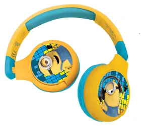 Lexibook Minions / Bluetooth-Kopfhörer für Kinder / Faltbar / Bluetooth 5.0 / Lautstärkebegrenzung 85 dB