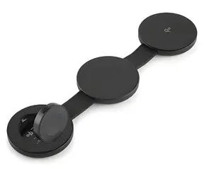 Aiino Clap schwarz / Kabelloses Ladegerät / 3-in-1 / Qi2