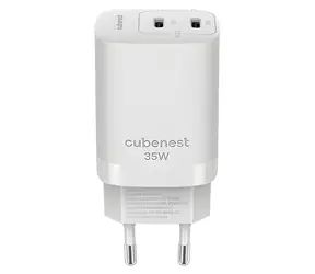 Cubenest GaN-Netzteil 35W weiß / Netzteil / USB-C / PD