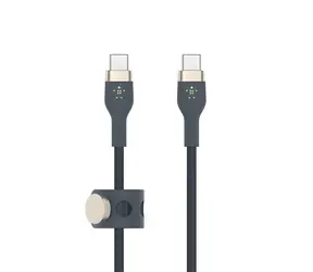 Belkin BOOST CHARGE PRO Flex blau / USB-C-zu-USB-C-Kabel / 1 m