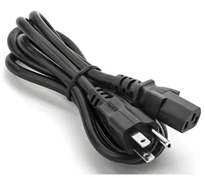 ZEBRA Netzkabel EU / Stromkabel / 2 m / C13-Splitter / schwarz