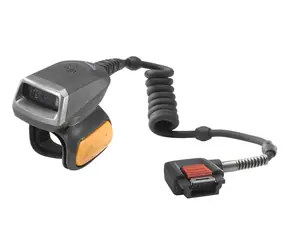 ZEBRA Ring 2D Barcode-Scanner für WT6000 / Barcode-Scanner / Kabelgebunden / Kurzes Armbandkabel / Grau