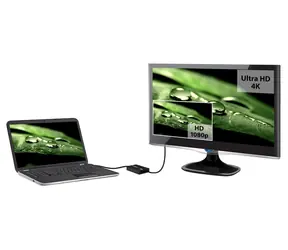 StarTech USB 3.0 zu HDMI Adapter schwarz / Reduzierung / 4K UHD / 5.1 Audio / DisplayLink DL-5500
