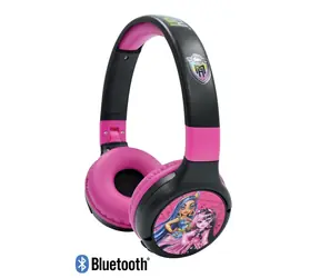 Lexibook Monster High / Bluetooth-Kopfhörer für Kinder / Faltbar / Bluetooth 5.0 / Lautstärkebegrenzung 85 dB