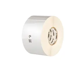 ZEBRA Z-Ultimate 3000T Silber 76x76mm / Etikett / Polyester / Thermotransfer / Permanentkleber / Kern 76mm