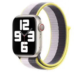 Devia Nylon-Geflechtarmband, zweifarbig, Flieder (lila) / Armband für Apple Watch / 44/45/46 mm