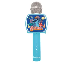 LEXIBOOK Karaoke-Mikrofon Stitch / Bluetooth / Handyhalterung / 3 Stimmeffekte / 3 W