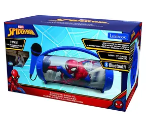 LEXIBOOK Bluetooth-Lautsprecher Spiderman / mit Mikrofon / leuchtendes Design