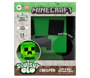 Paladone SquishyGlo Creeper Minecraft / Tischlampe / LED / Touch-Steuerung / USB-Ladefunktion