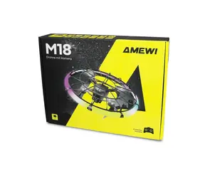 AMEWI Drohne M18 Brushless / RTF / Kamera 480P / LED-Kreis / 2,4 GHz / Headless-Modus