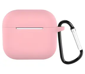 Devia Silikon-Kofferhülle pink / Hülle / Apple AirPods 3 / Silikon
