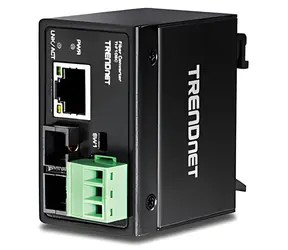 Trendnet TI-F10SC / Medienkonverter / RJ-45 - SC / Multimode / 2 km / auf DIN-Schiene