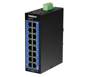 Trendnet TI-G160i / Industrie-Switch / 16- Port -Gigabit / L2 / DIN-Schiene