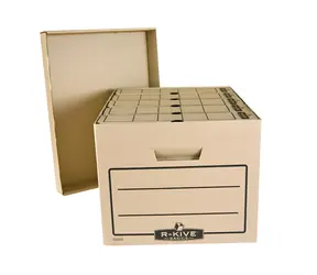 Fellowes R-Kive Basic braun / Archivbox / A4 / 5 Stück / 340 x 450 x 275 mm