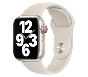 Devia Deluxe Sport Armband in Antikweiß für Apple Watch / 40/41/42 mm