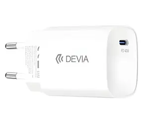 Devia Ultra6 PD Dynamisches Ladegerät 40 W weiß / Netzladegerät / USB-C / PD / max. 60 W