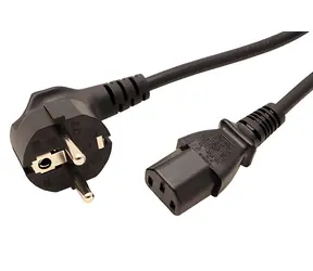 Roline Netzkabel CEE 7/7(M) - IEC320 C13 schwarz / Netzkabel / 1,8 m