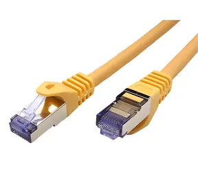 Roline Cat 6a S/FTP Patchkabel 15 m gelb / Patchkabel / RJ-45 - RJ-45 / Komponentenebene / LSOH