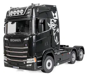 AMEWI RC-Auto Scania 770 S Sattelzugmaschine schwarz / 1:18 / RTR / 6x4 / 2,4 GHz