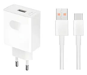 Honor SuperCharge 66W weiß / Reiseladegerät inkl. USB-C-Datenkabel / 66 W / 1 m Kabel