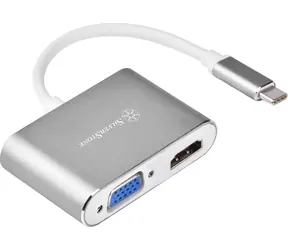 Silverstone EP16C / Adapter / USB-C / VGA / HDMI