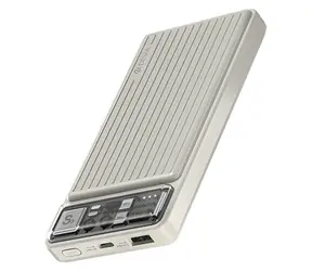 Devia SMART Series 10000mAh elfenbeinfarbene Powerbank / 12W