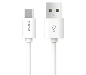 Devia SMART Series weiß / Kabel / USB-A - USB-C / 1 m