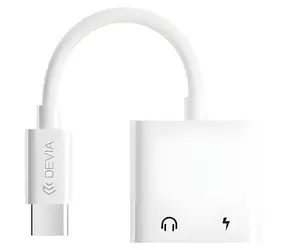 Devia SMART Series USB-C-Adapter weiß / Ladegerät / 2x USB-C
