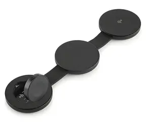 Aiino Clap schwarz / Kabellose Ladestation / 3-in-1 / Qi2
