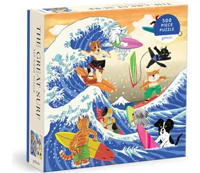 Galison Quadratisches Puzzle Große Welle / 500 Teile / 50,8 × 50,8 cm