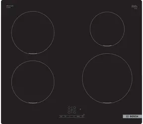 BOSCH PUE611BB5E schwarz / Induktionskochfeld / 60 cm / 4 Kochplatten / Touch-Bedienung / rahmenlos