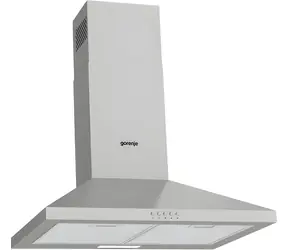 Gorenje WHC629E4X Edelstahl / Dunstabzugshaube / Kamin / Breite 60 cm / Leistung 450 m/h / Energieeffizienzklasse B