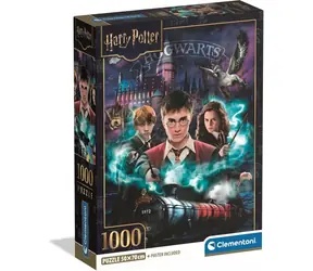 Clementoni Puzzle Harry Potter: Willkommen in Hogwarts, 1000 Teile / 50 x 70 cm / ab 14 Jahren