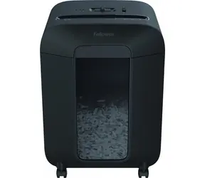 Fellowes LX 85 schwarz / Aktenvernichter / Kreuzschnitt 4 x 40 mm / 12 Blatt 70 g Papier / Papierzufuhrbreite 224 mm