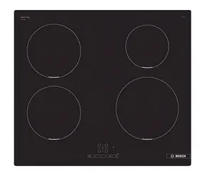 BOSCH PIE611BB5E schwarz / Induktionskochfeld / 60 cm / 4 Kochzonen / 7400 W / Touch-Bedienung / Flexzone