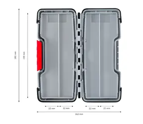BOSCH PRO Tough Box klein / Organizer / für Werkzeugzubehör / 43 × 87 × 210 mm