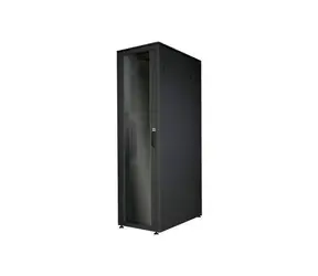 Digitus Unique 26U schwarz / Rack / 1342x600x1000 mm / Glastür / Tragfähigkeit 800 kg / IP20