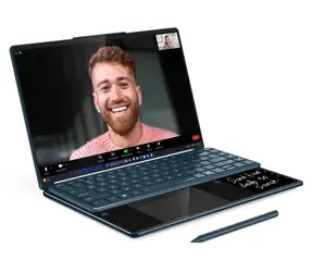 Lenovo Yoga Book 9 14IAH10 Tidal Teal / Notebook / 2 × 14" 2,8K OLED / Core Ultra 7 255H / 32 GB / 1 TB SSD / Windows 11 Pro